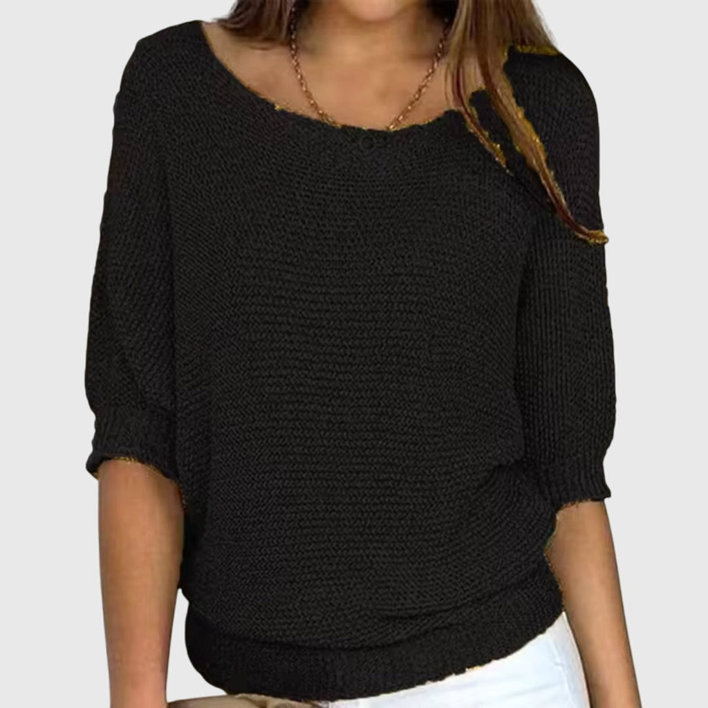 Elegant Knit Jumper - Soft Fabric, Chic Design for Casual Wear