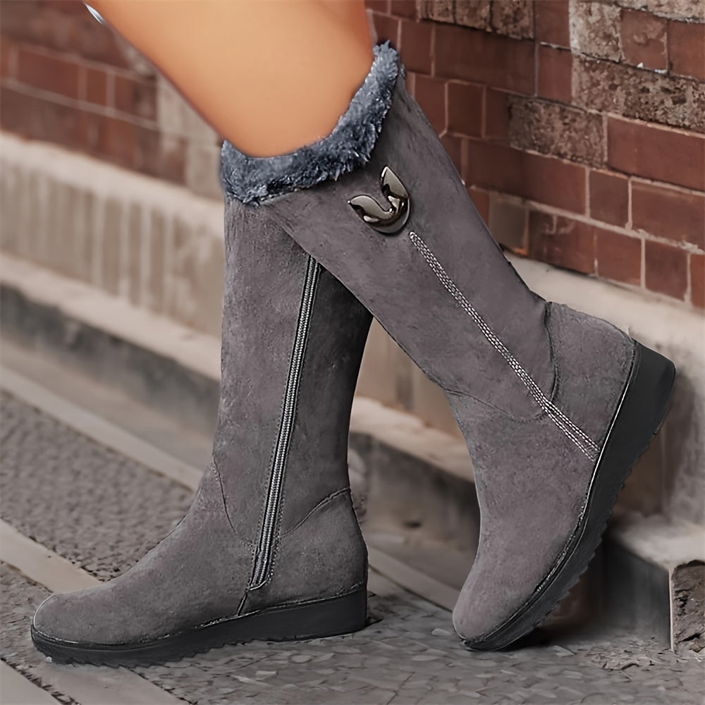 Cozy Cuffed Winter Boots for Women | Insulated Waterproof Design