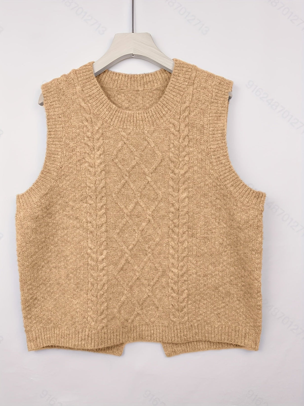 Cable-Knit Sweater Vest | Cozy Knitwear | Casual Layering Essential