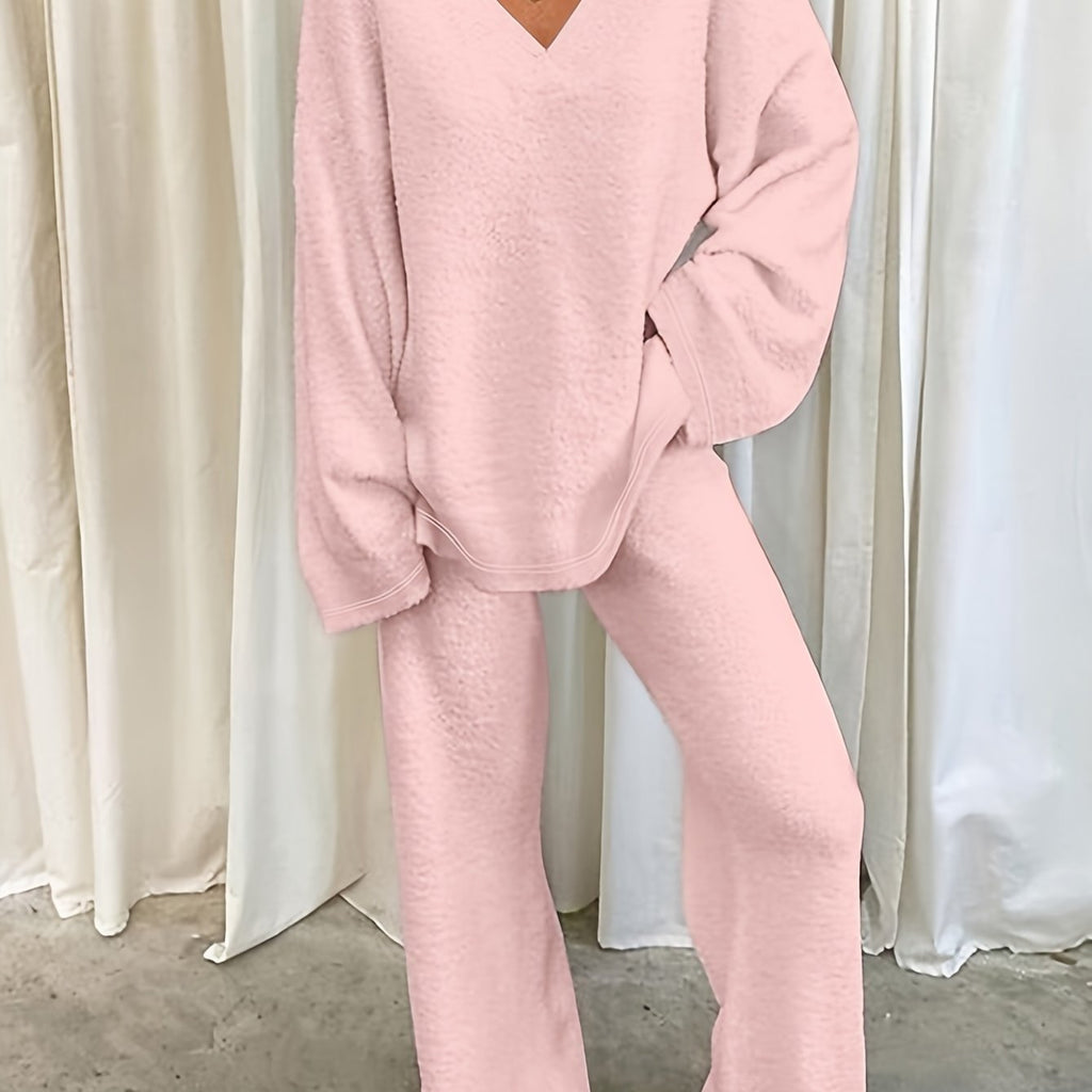 Relaxed Lounge Two-Piece Set | Soft Cotton | Casual Wear for Home or Travel