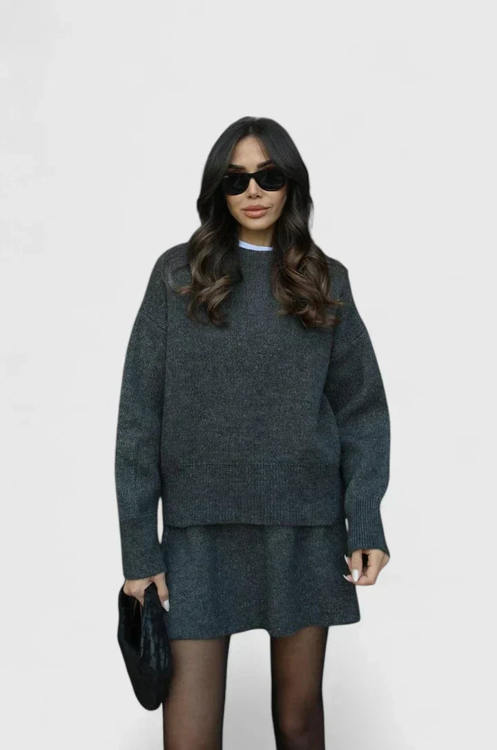 Comfortable Knit Jumper Set for Women | Cozy Casual Loungewear Outfit