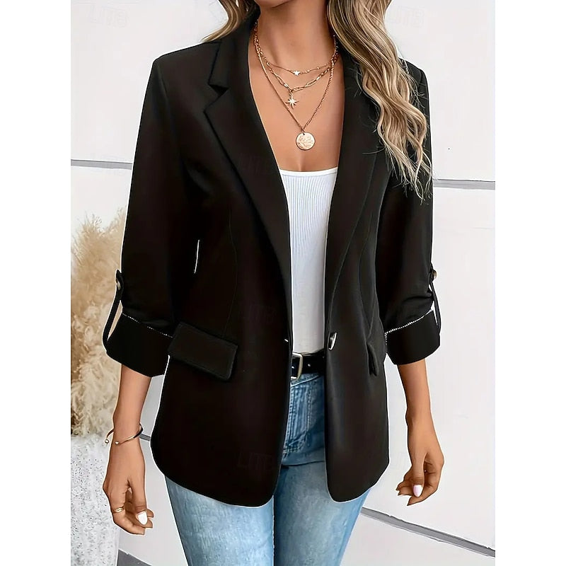 Tailored Open-Front Blazer for Women | Professional Office Attire | Versatile Fit