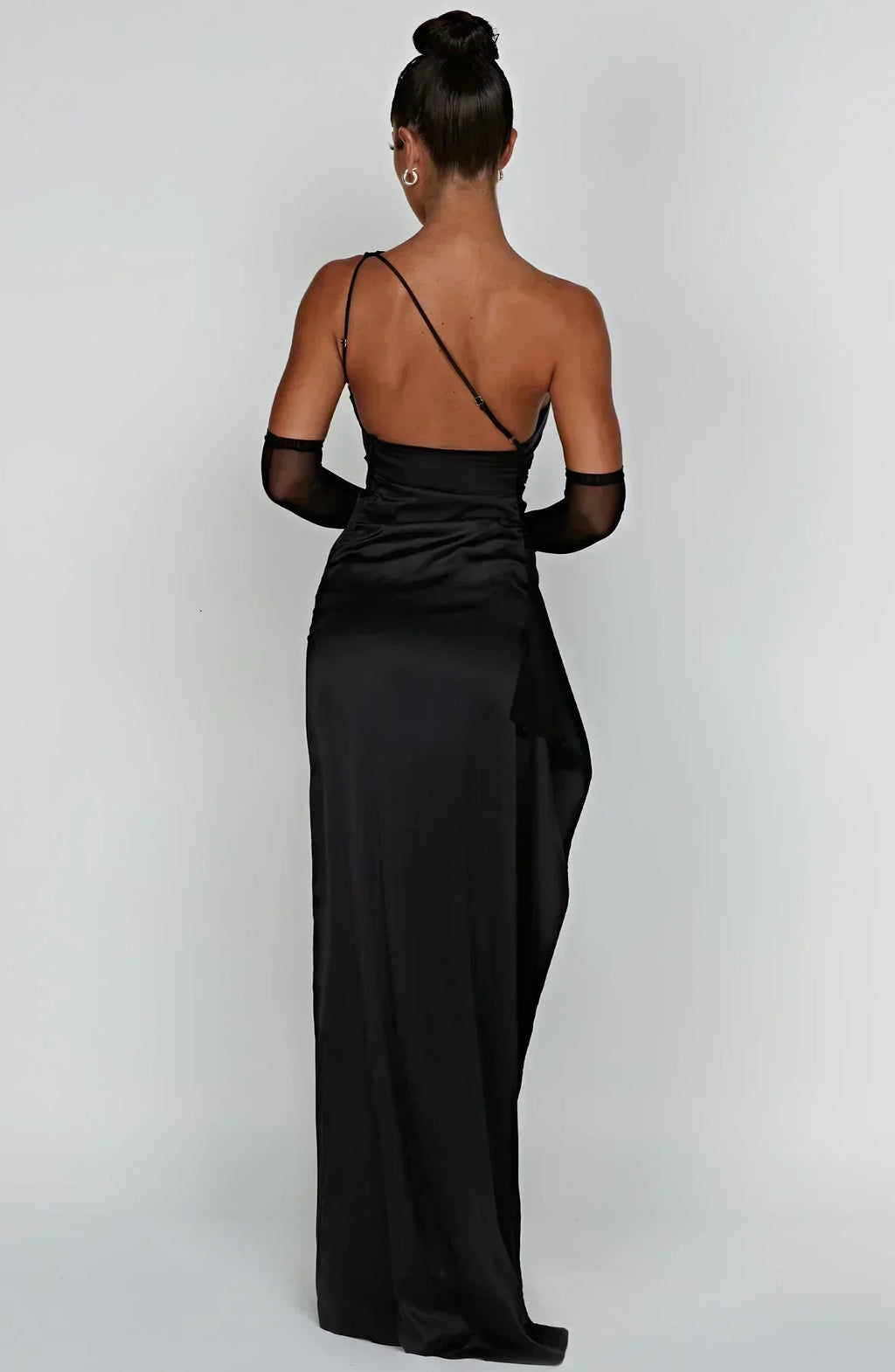 Satin Maxi Slip Gown Women UK – Evening Gown, Formal Event Wear