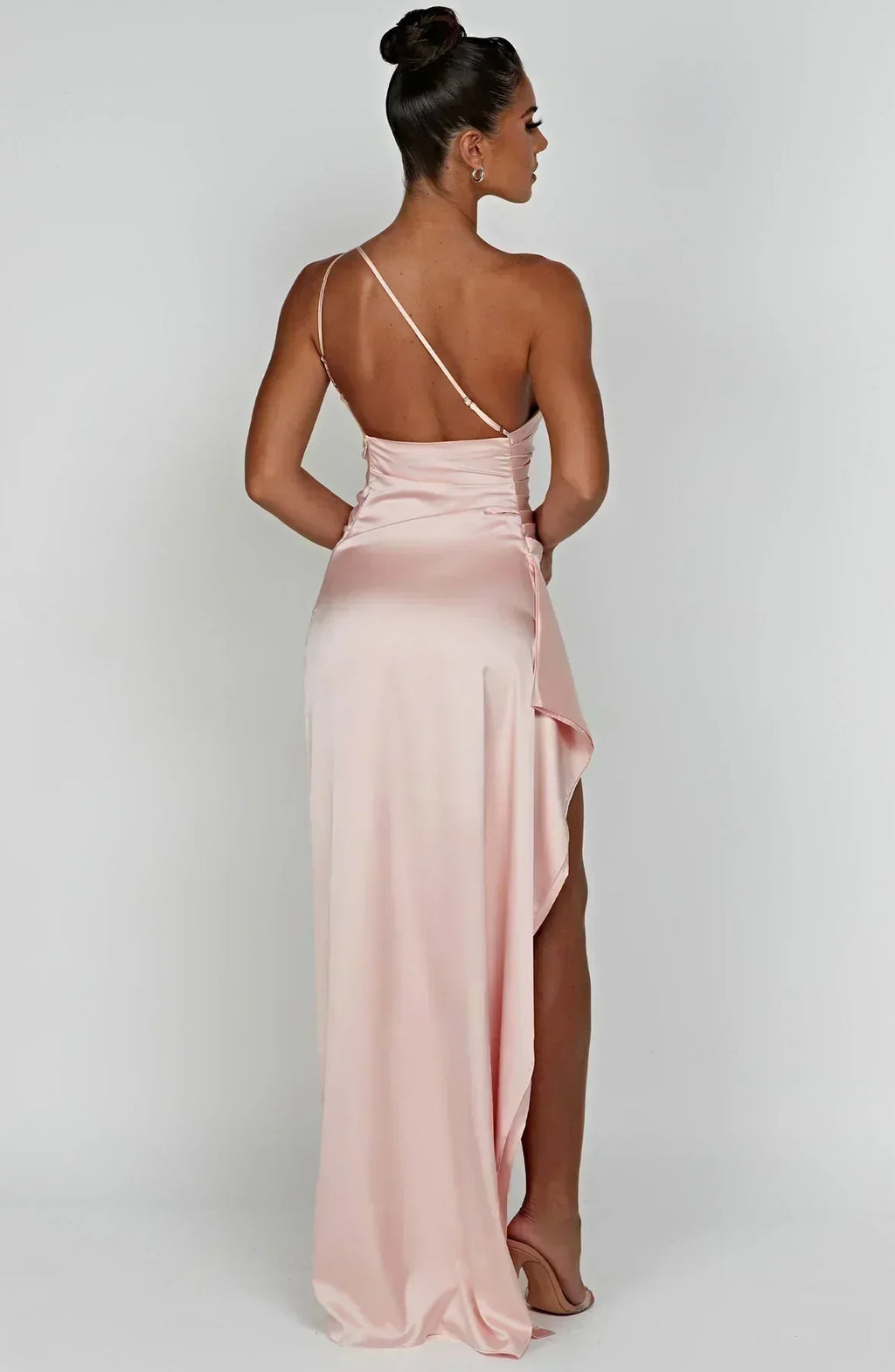 Satin Maxi Slip Gown Women UK – Evening Gown, Formal Event Wear