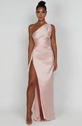 Satin Maxi Slip Gown Women UK – Evening Gown, Formal Event Wear