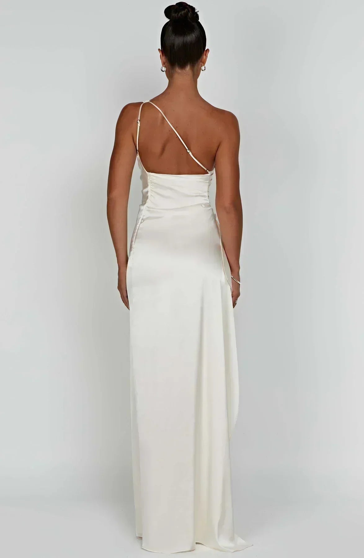 Satin Maxi Slip Gown Women UK – Evening Gown, Formal Event Wear
