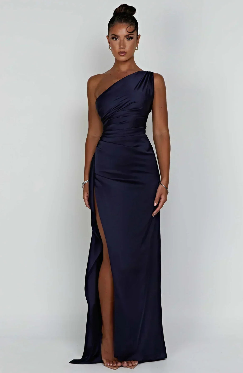 Satin Maxi Slip Gown Women UK – Evening Gown, Formal Event Wear