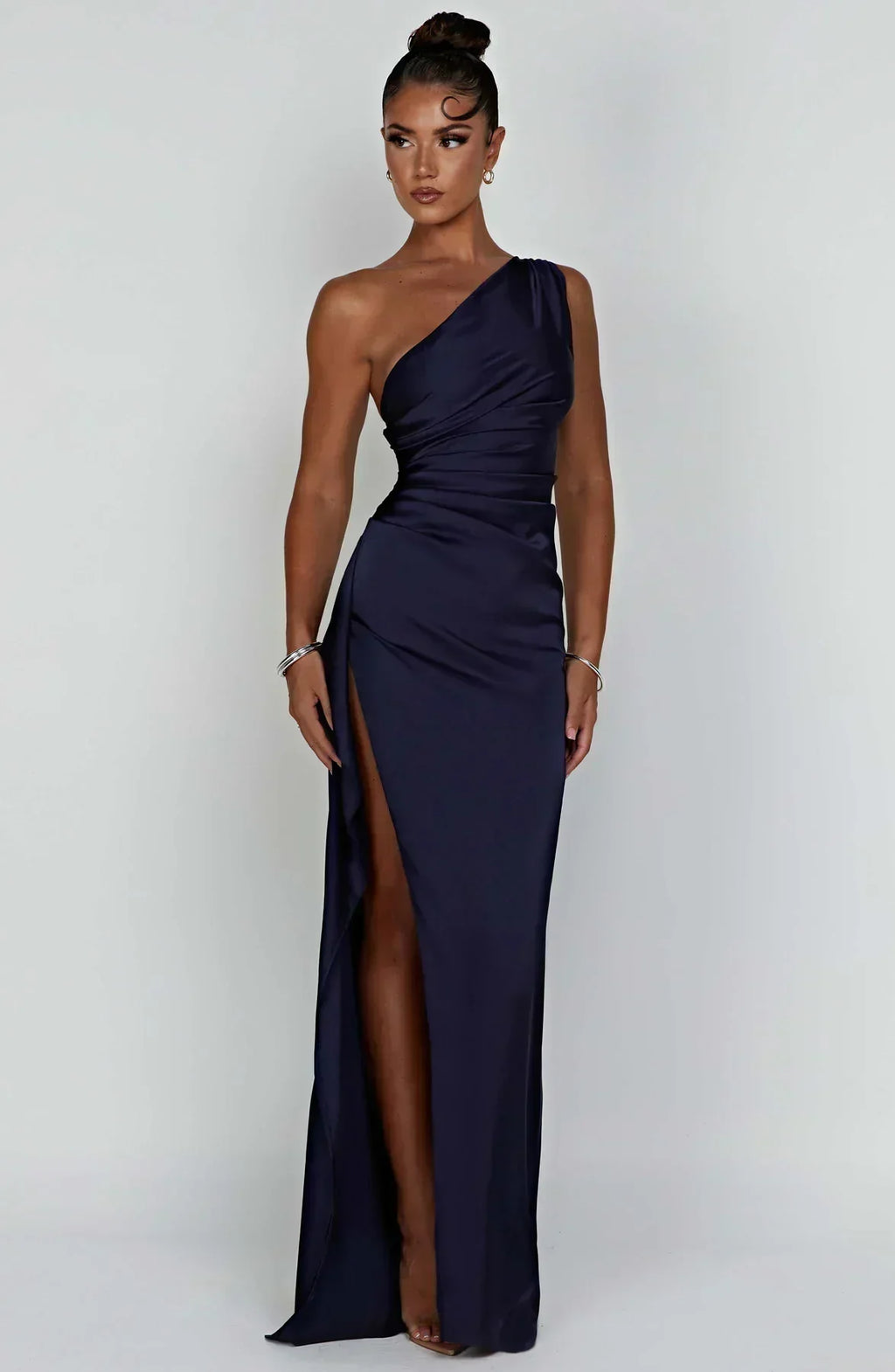 Satin Maxi Slip Gown Women UK – Evening Gown, Formal Event Wear