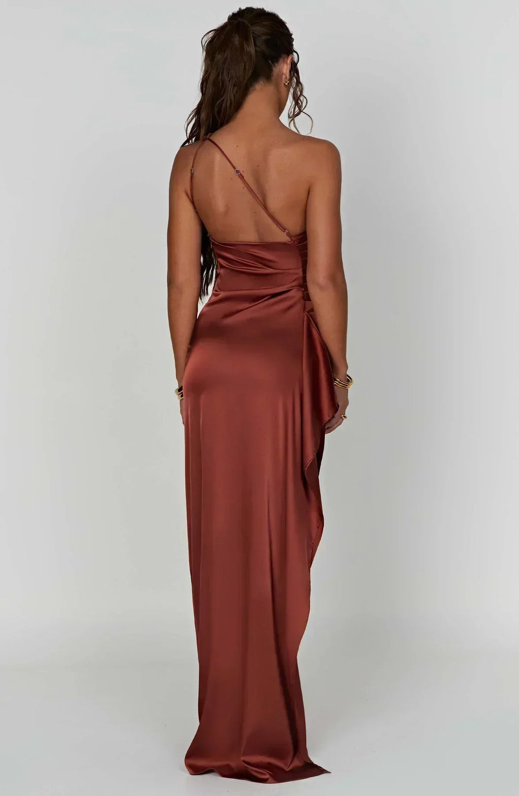 Satin Maxi Slip Gown Women UK – Evening Gown, Formal Event Wear
