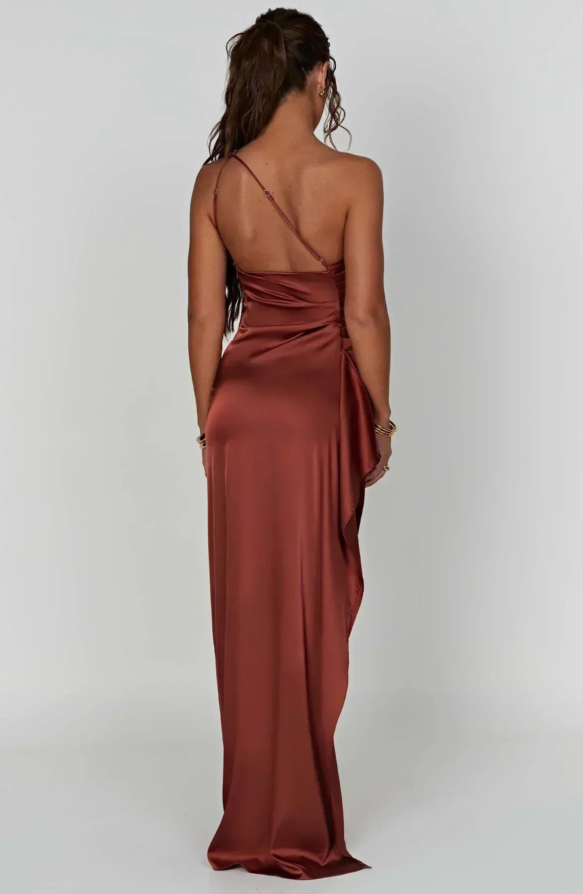 Satin Maxi Slip Gown Women UK – Evening Gown, Formal Event Wear