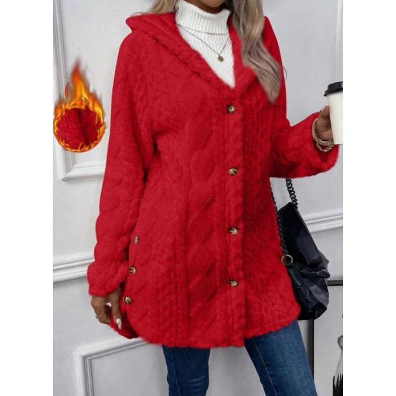 Cozy Hooded Jacket for Women | Soft Fabric | Casual Layering Piece