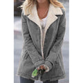 Cozy Sherpa-Lined Coat for Women | Warm Casual Outerwear