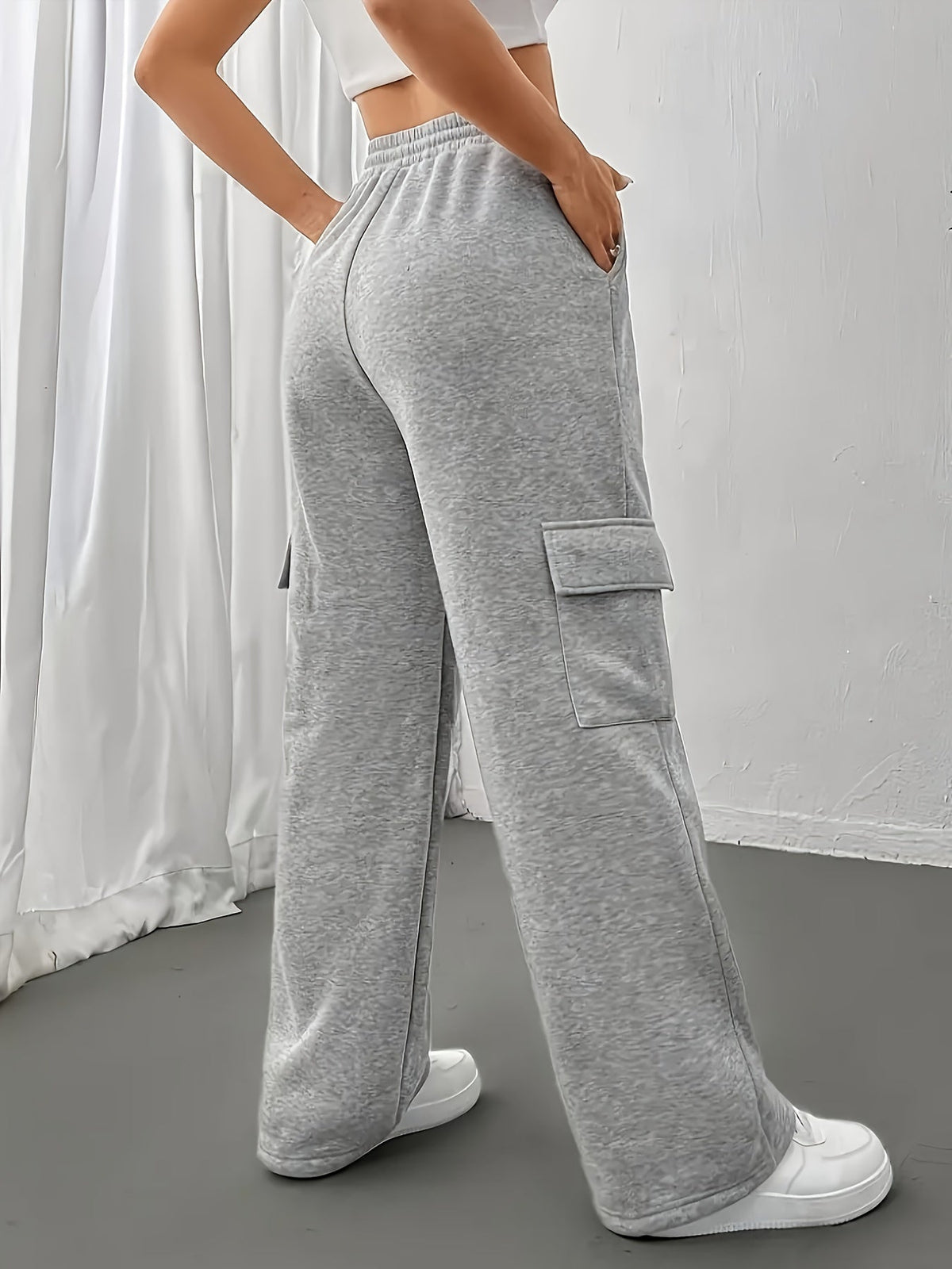 Relaxed Cargo Joggers for Women | Soft Cotton Blend | Casual Street Style