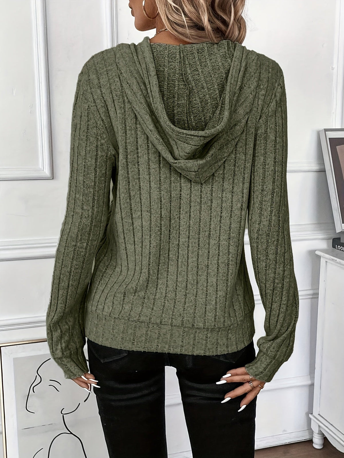 Cozy Textured Hoodie for Women | Soft Fabric | Casual Everyday Wear