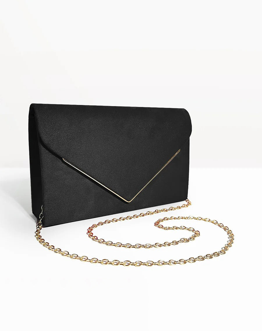 Suede Velvet Envelope Clutch Bag Women UK – Evening Events Parties