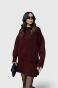 Comfortable Knit Jumper Set for Women | Cozy Casual Loungewear Outfit