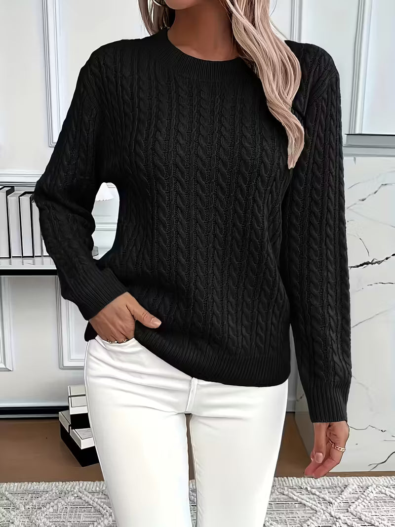 Comfortable Knit Jumper for Everyday Wear - Soft Cotton Blend Sweater