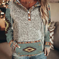 Western Hooded Sweatshirt | Cozy Cotton Blend | Casual Outdoor Wear