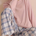 Relaxed Plaid Two-Piece Set | Soft Fabric | Casual Loungewear Outfit