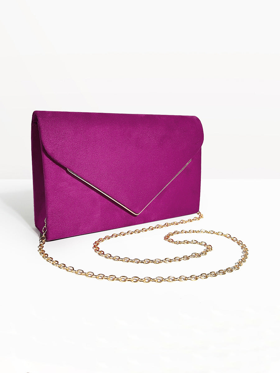 Suede Velvet Envelope Clutch Bag Women UK – Evening Events Parties