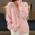 Women's Long-Sleeved Open Front Cardigan in Soft Knit for Casual Wear