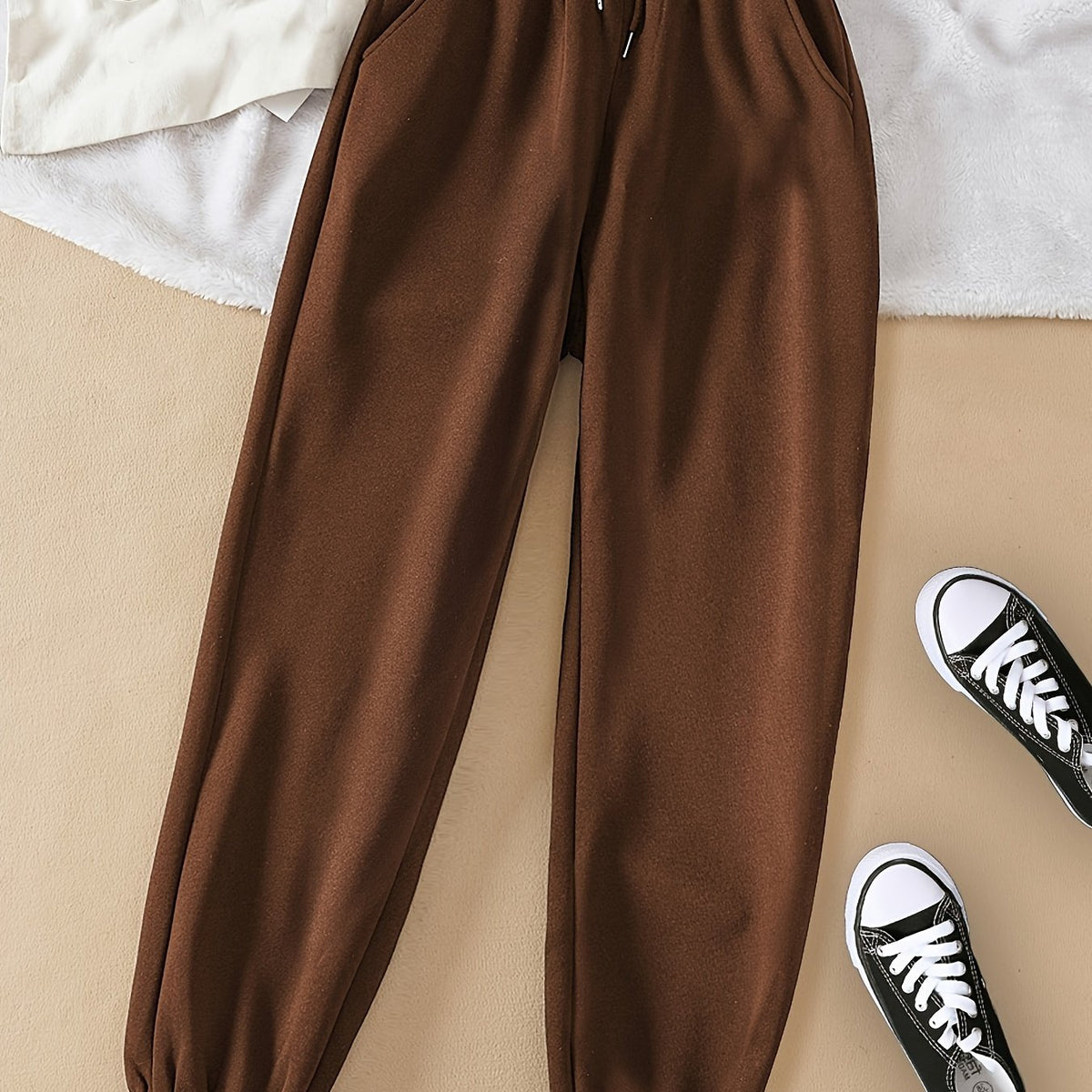 Relaxed Drawstring Joggers for Women | Soft Cotton Blend | Casual Wear