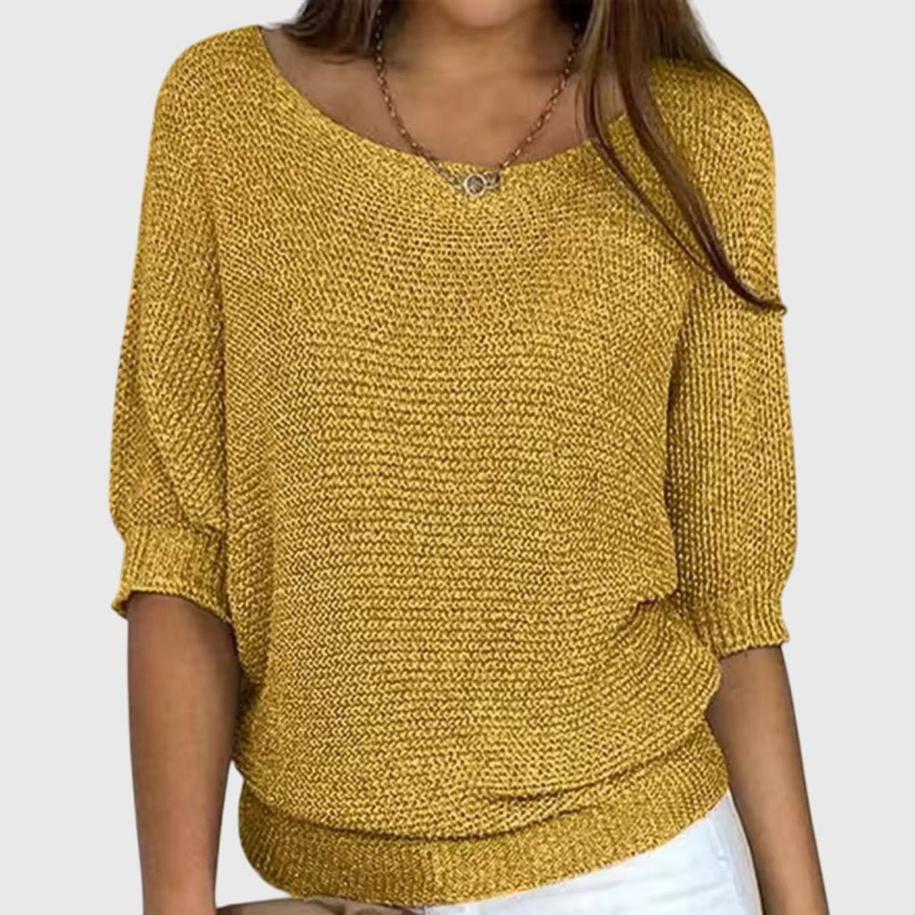 Elegant Knit Jumper - Soft Fabric, Chic Design for Casual Wear