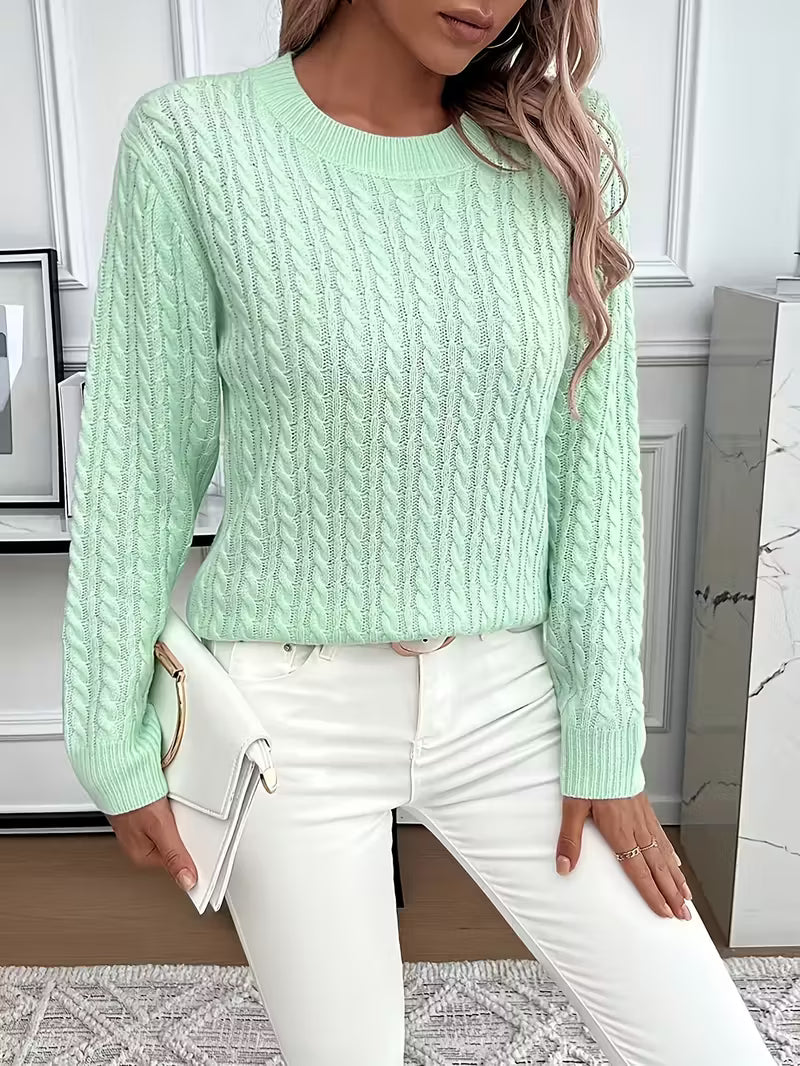 Comfortable Knit Jumper for Everyday Wear - Soft Cotton Blend Sweater