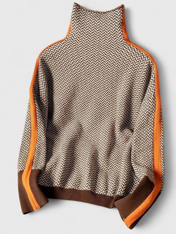 Sophisticated Jumper in Soft Knit Fabric for Casual Wear