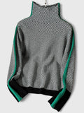 Sophisticated Jumper in Soft Knit Fabric for Casual Wear