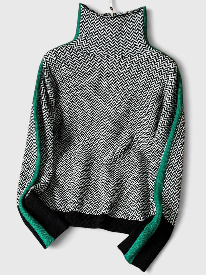 Sophisticated Jumper in Soft Knit Fabric for Casual Wear