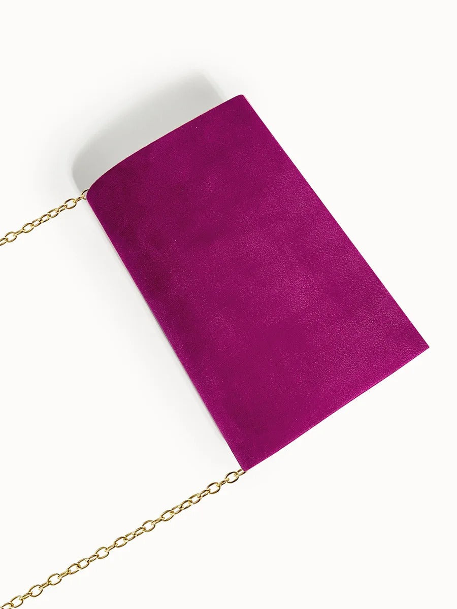 Suede Velvet Envelope Clutch Bag Women UK – Evening Events Parties