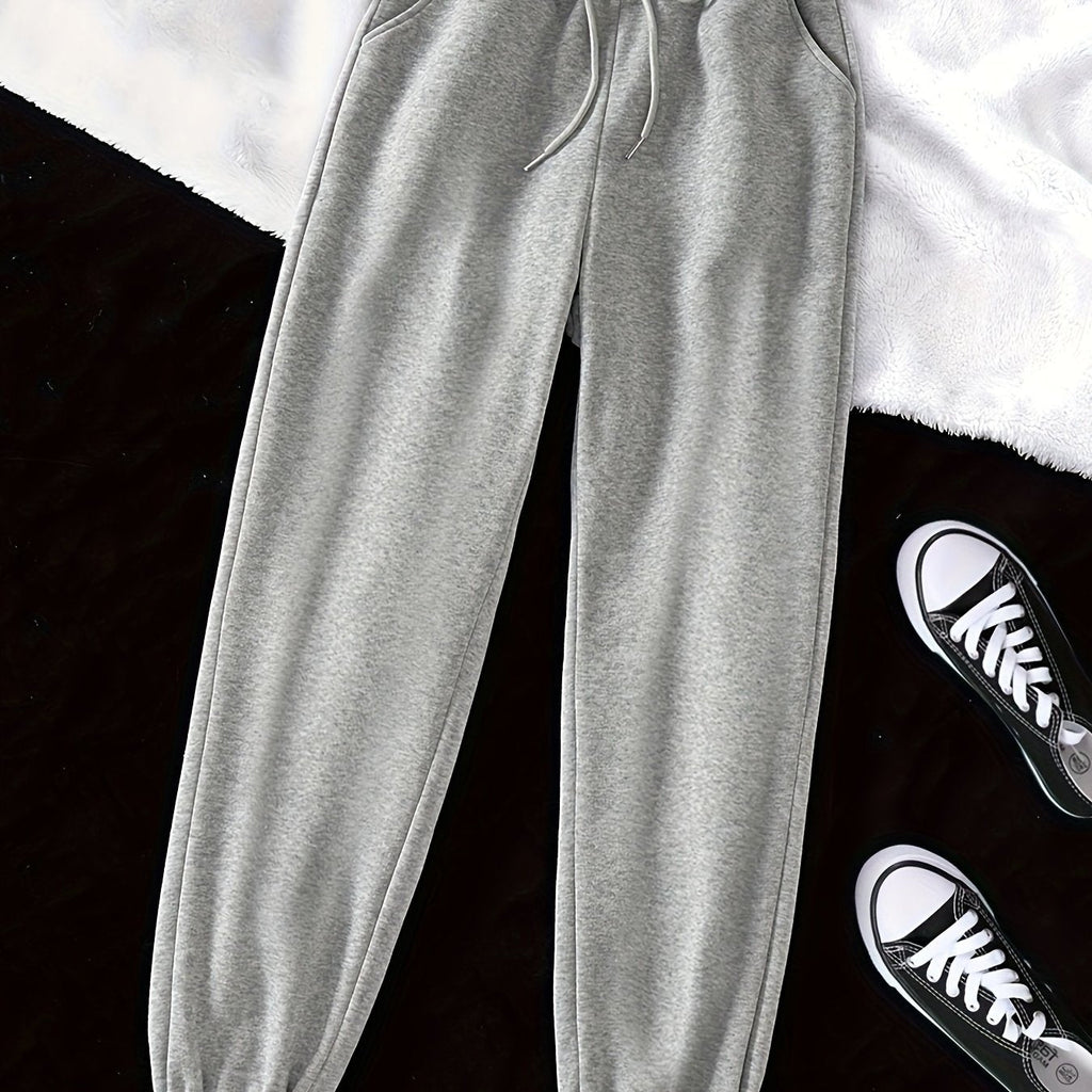 Relaxed Drawstring Joggers for Women | Soft Cotton Blend | Casual Wear