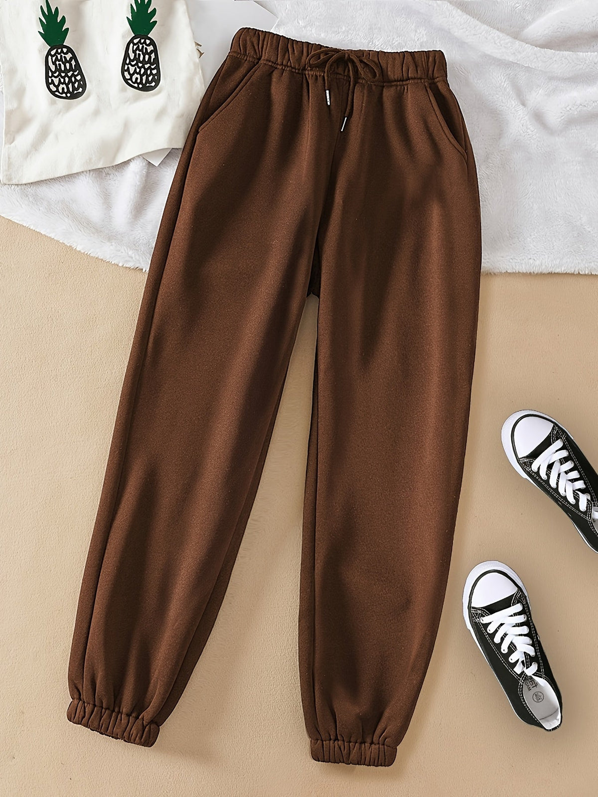 Relaxed Drawstring Joggers for Women | Soft Cotton Blend | Casual Wear