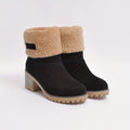 Cozy Cuffed Ankle Boots in Soft Suede for Casual Wear