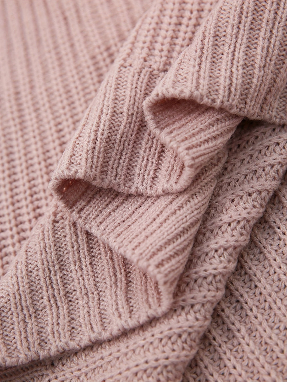Relaxed Half-Turtleneck Sweater Dress in Soft Knit for Casual Wear