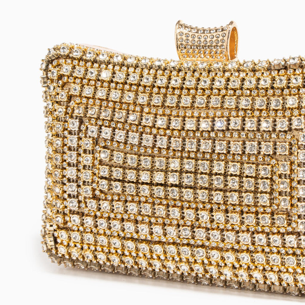 Glitter Evening Clutch Bag UK – Detachable Chain Strap for Weddings, Parties
