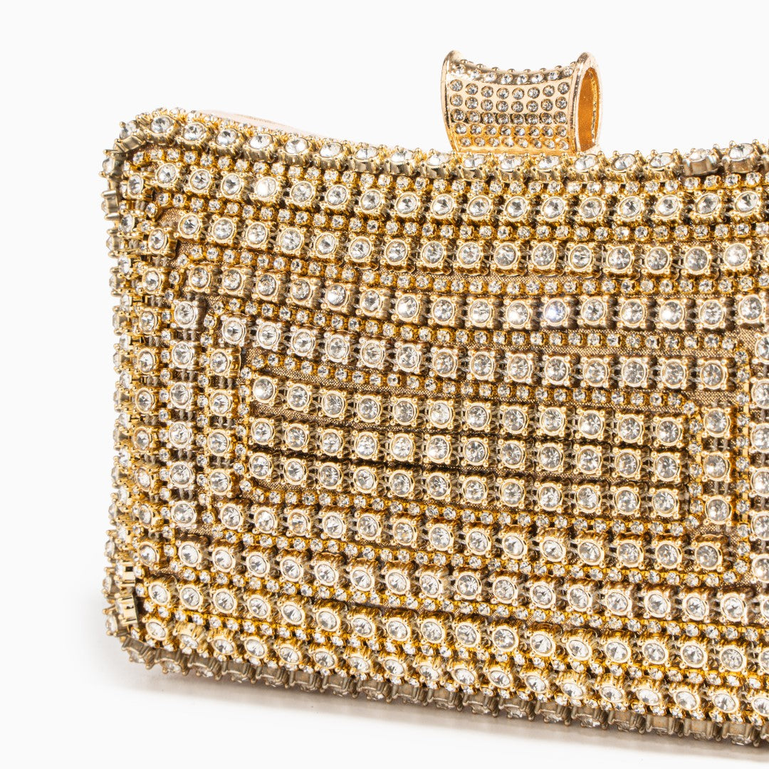 Glitter Evening Clutch Bag UK – Detachable Chain Strap for Weddings, Parties