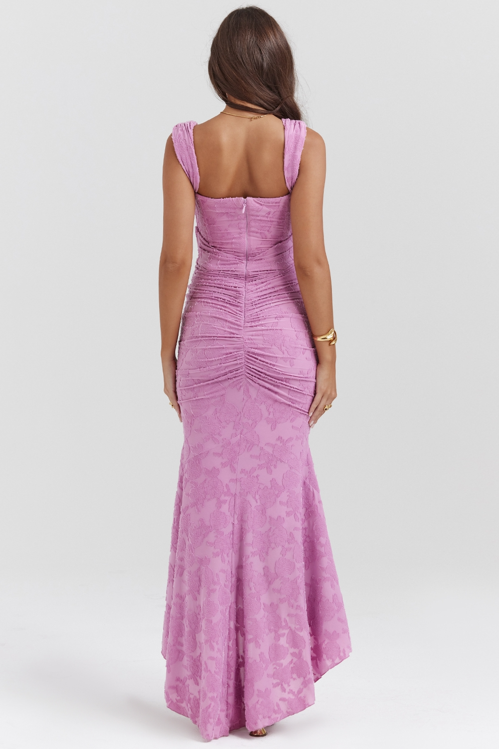 Lace Maxi Dress Women UK – Sleeveless Gown, Formal Events Garden Party