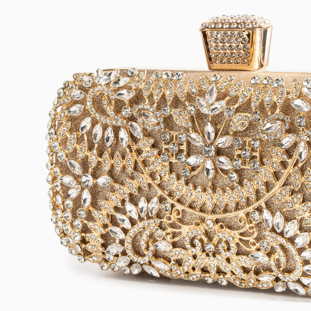 Flower Crystal Evening Clutch Bag Women UK – Dazzling Evening Accessory, Formal Events & Cocktail Attire