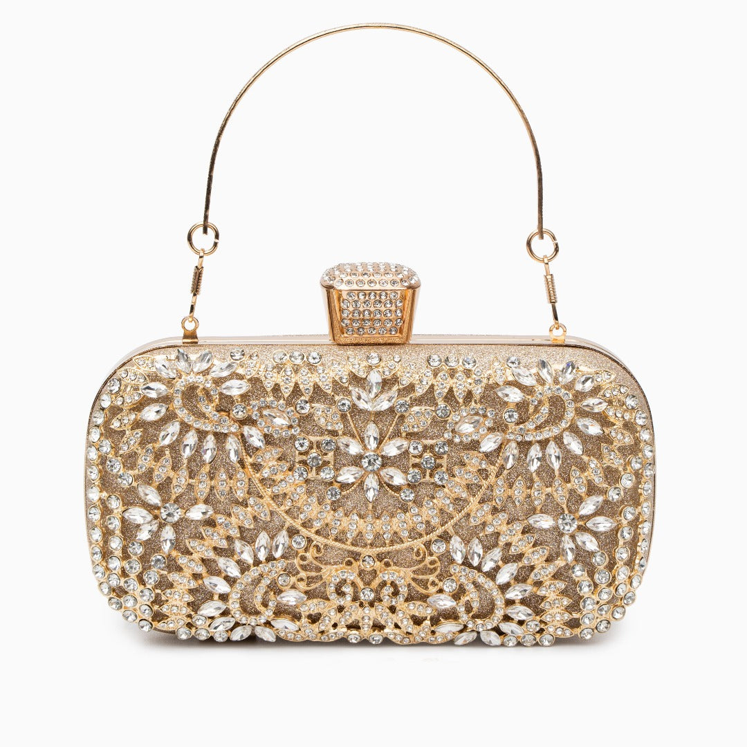 Flower Crystal Evening Clutch Bag Women UK – Dazzling Evening Accessory, Formal Events & Cocktail Attire
