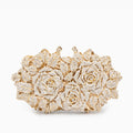 Rose Gold Evening Clutch Bag UK – Jewel Accents for Formal Occasion, Evening Events