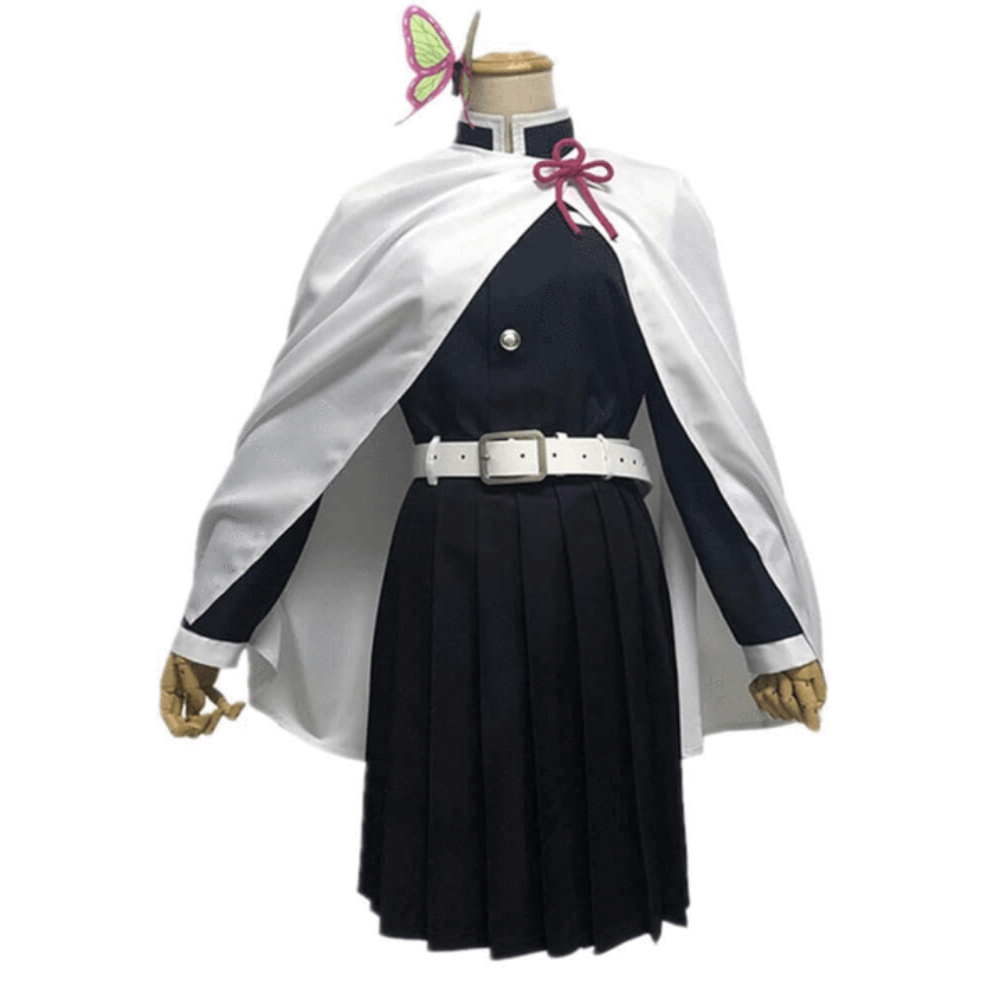 Kids' Halloween Anime Cosplay Costume Set with Kimono Jacket and Wide Leg Wraps
