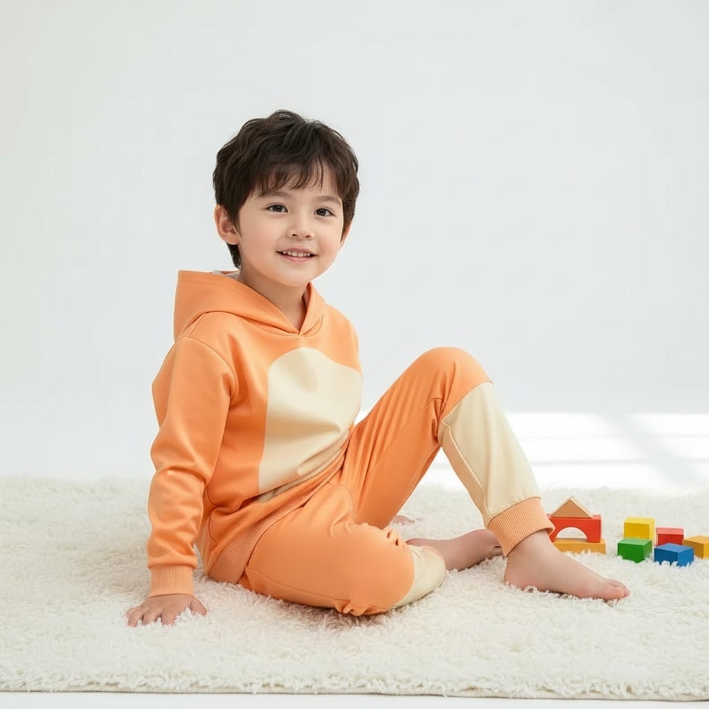 Kids' Halloween Costume Set with Mask, Hoodie, and Pants for Dress-Up Parties