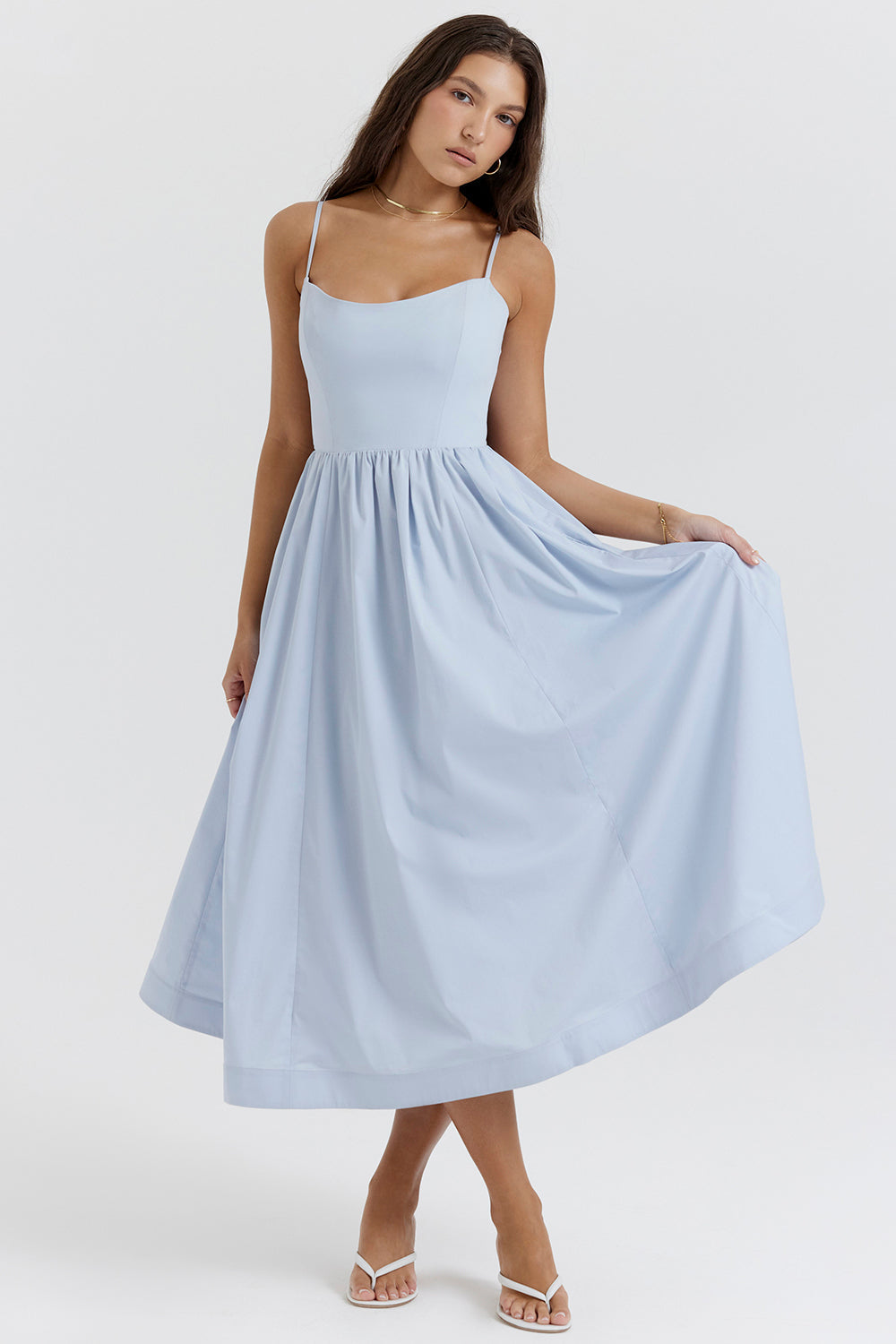 Black Sleeveless Midi Dress Women UK – Wedding Guest Cocktail Evening Gown, Garden Party