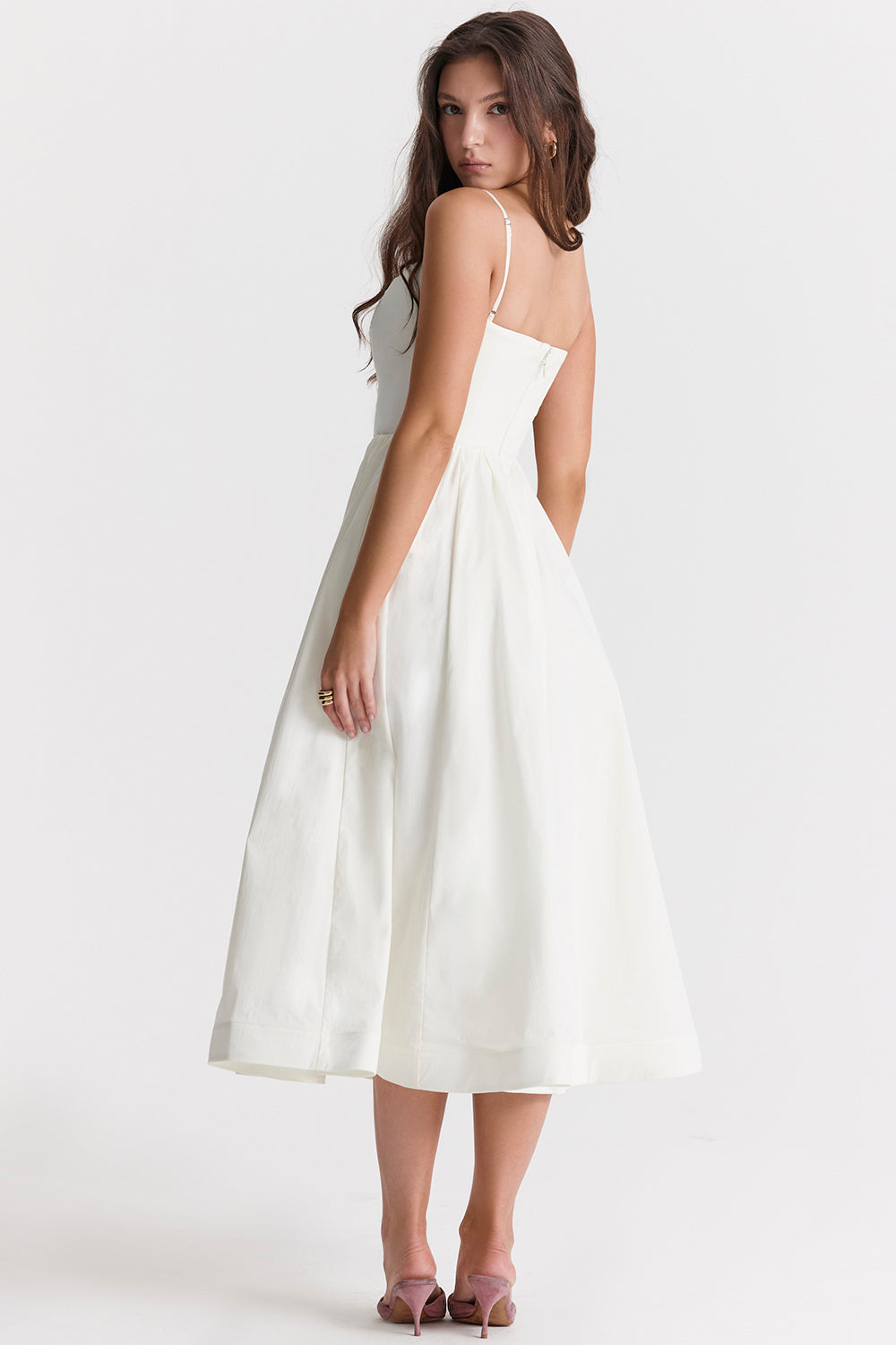 Black Sleeveless Midi Dress Women UK – Wedding Guest Cocktail Evening Gown, Garden Party