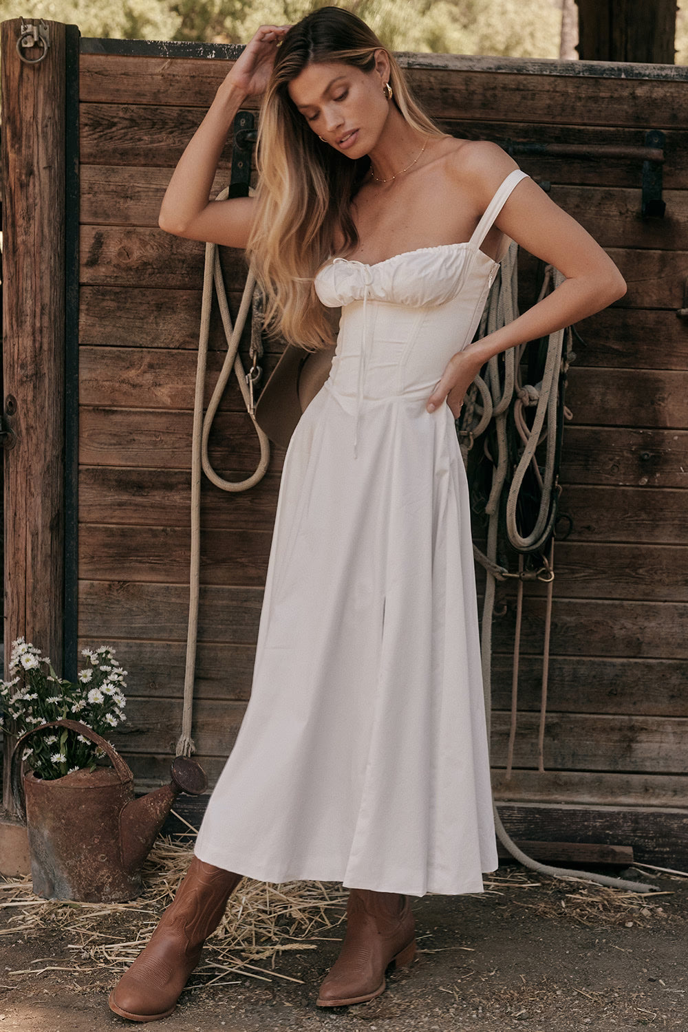 Ruched Midi Dress Women UK – High Slit Evening Gown, Special Occasion