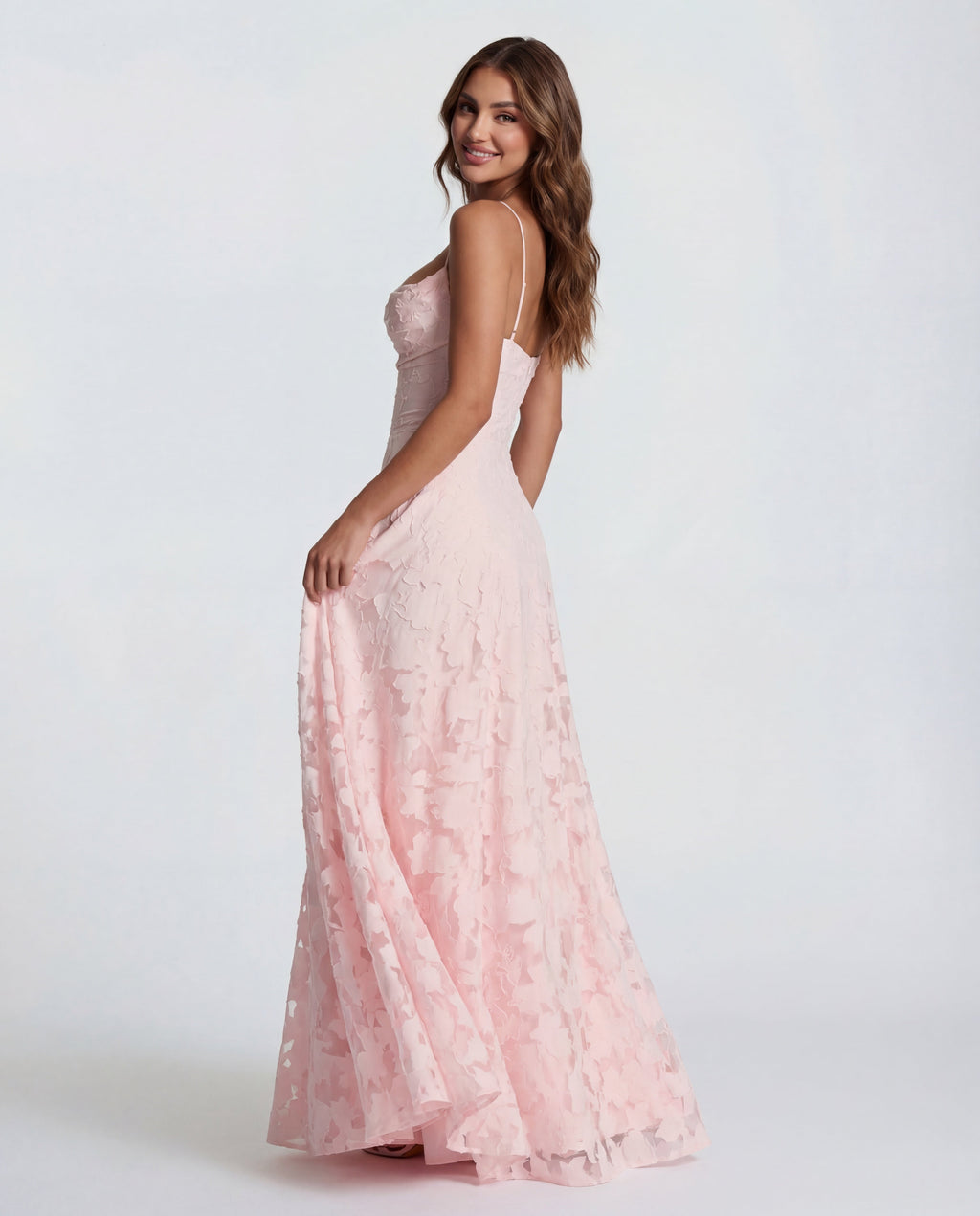 Floral Burnout Midi Dress Women UK – Garden Party, Wedding Guest