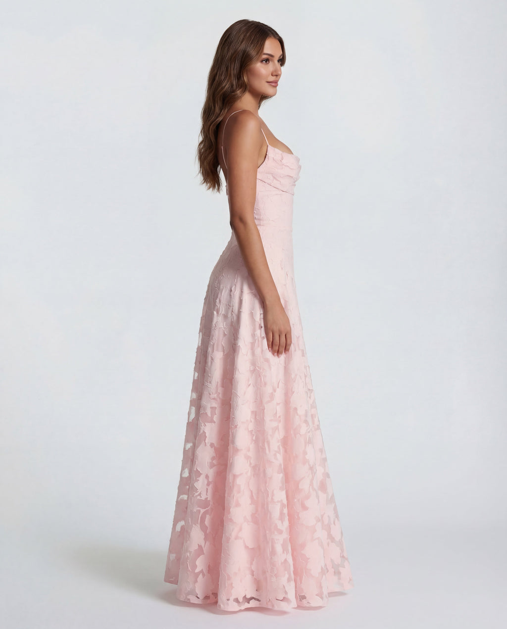 Floral Burnout Midi Dress Women UK – Garden Party, Wedding Guest