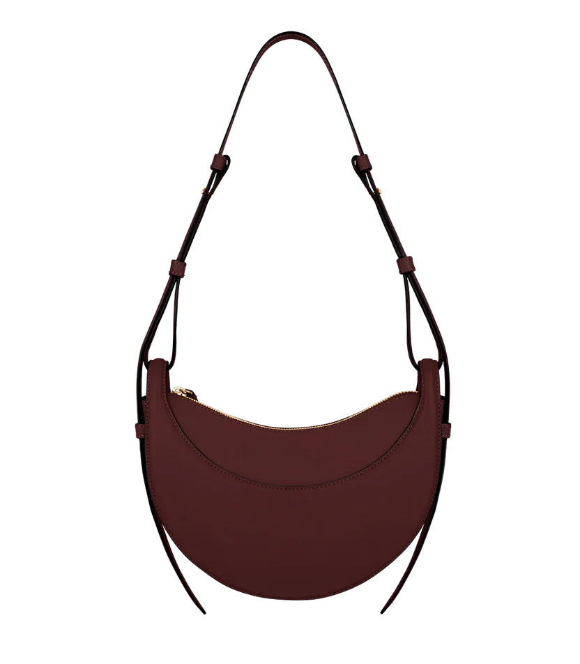 Vegan Leather Shoulder Bag Women UK – Crescent Design for Smart Casual Office & Everyday Use